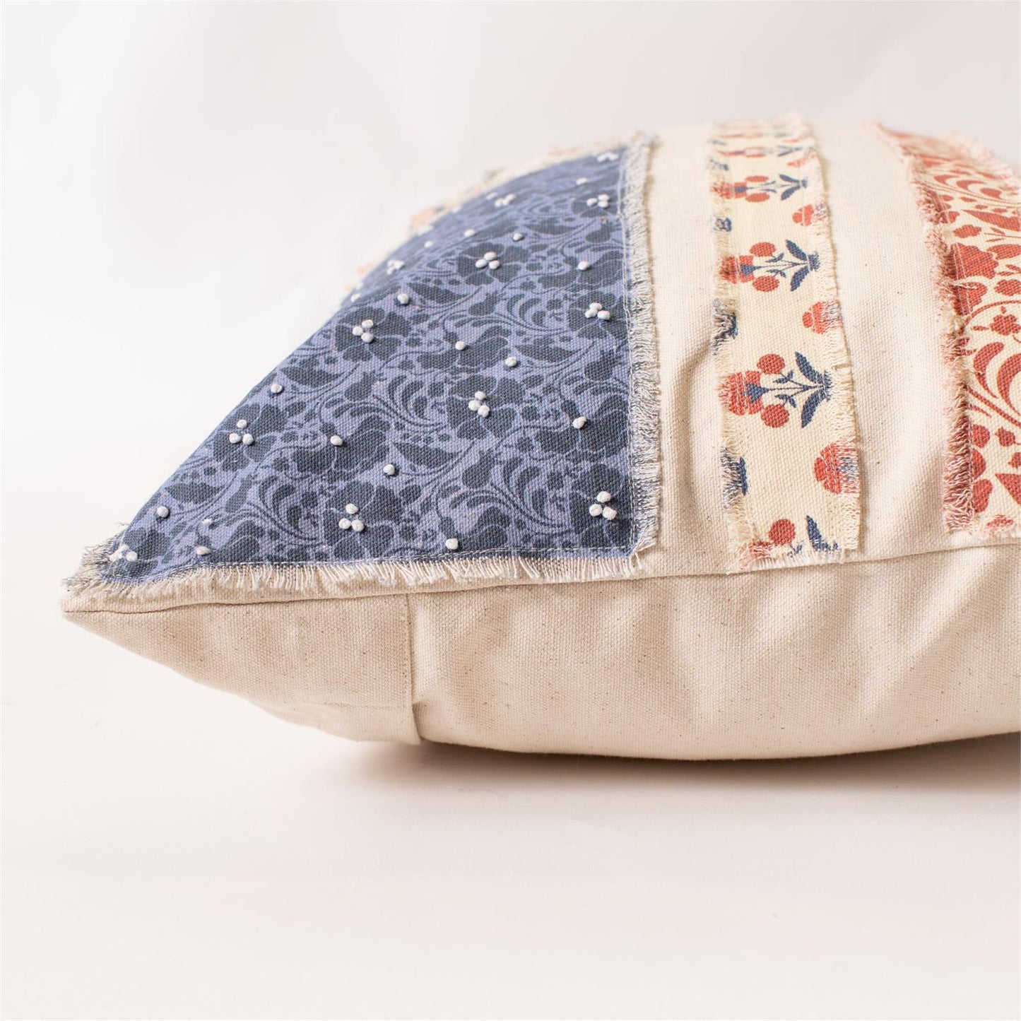 Patchwork American Flag Pillow