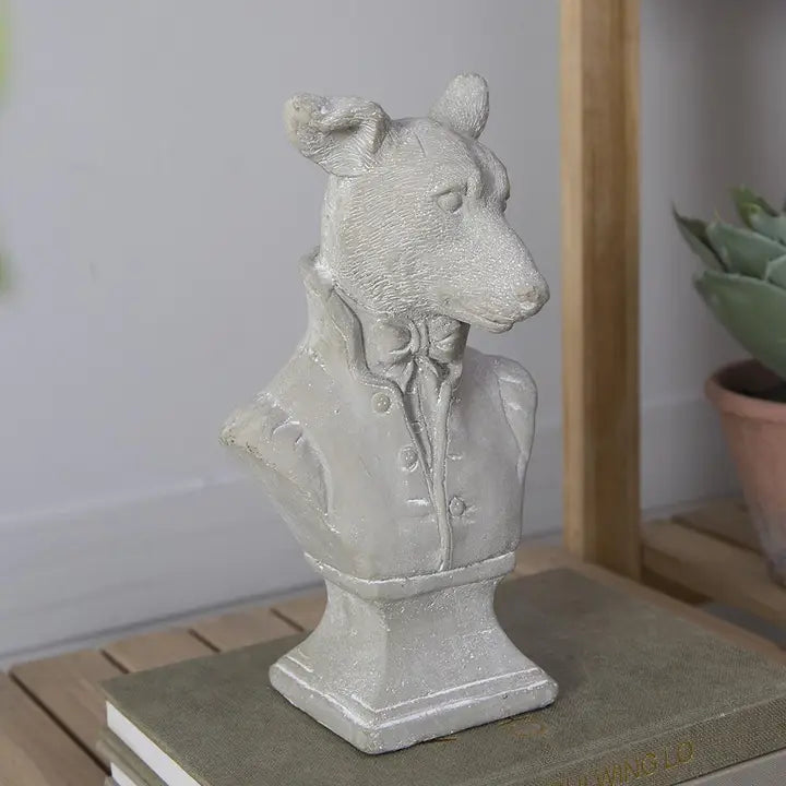 Cement Dog Bust