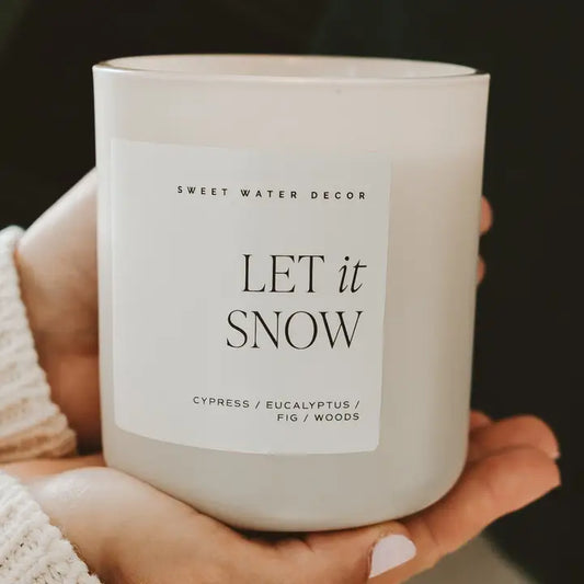 Let it Snow 15oz Soy Candle