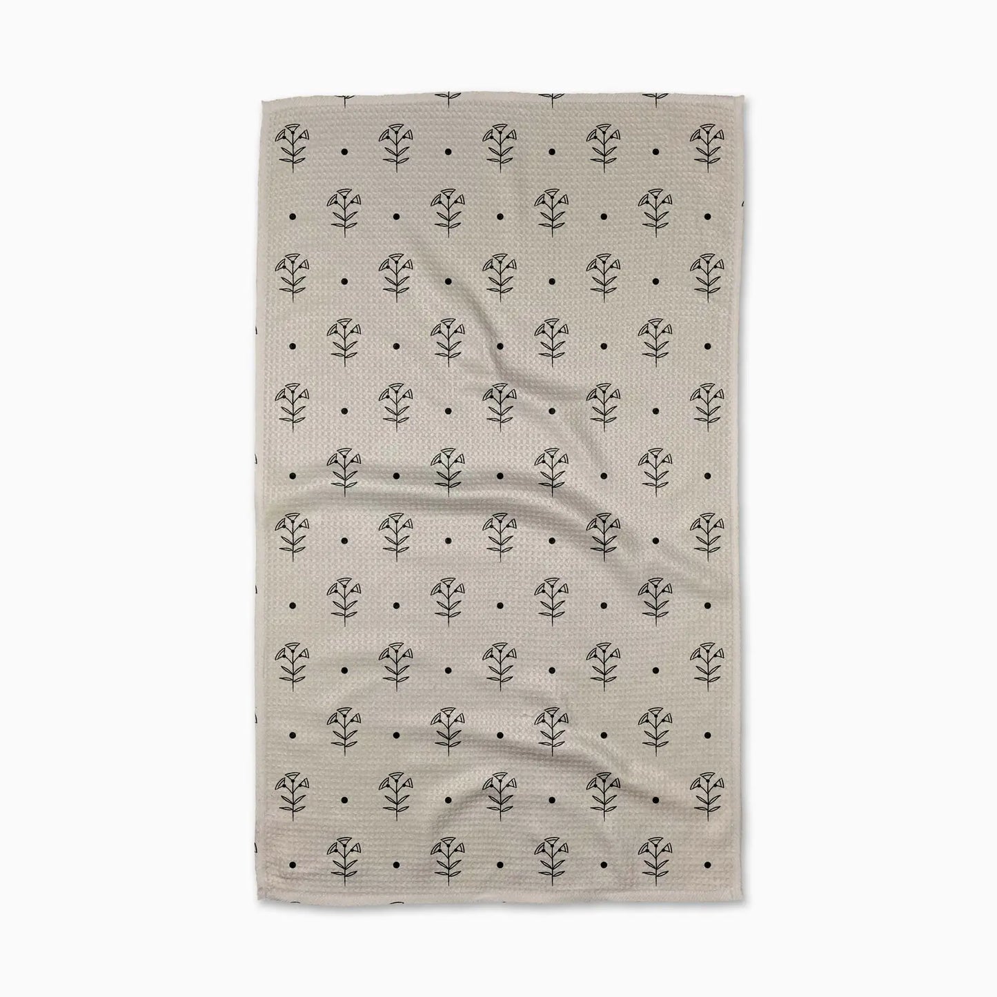 Inked Bloom Tea Towel