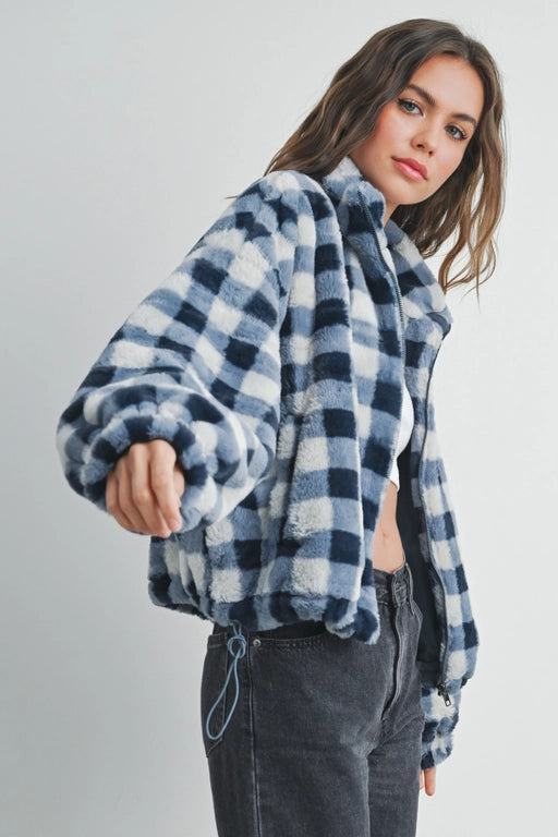 Drop Shoulder Check Jacket