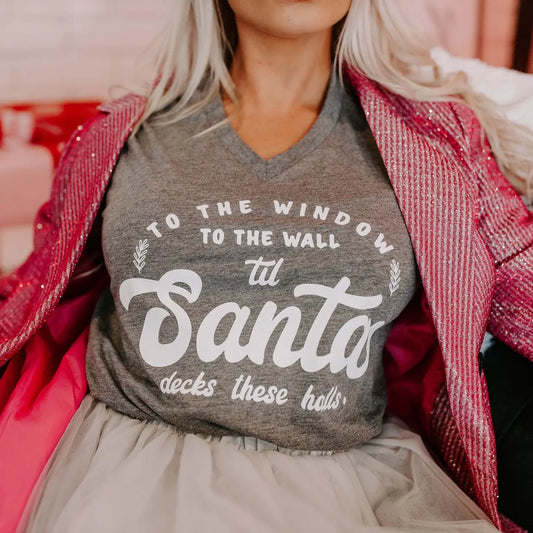 Santa Deck's These Halls Holiday Tee
