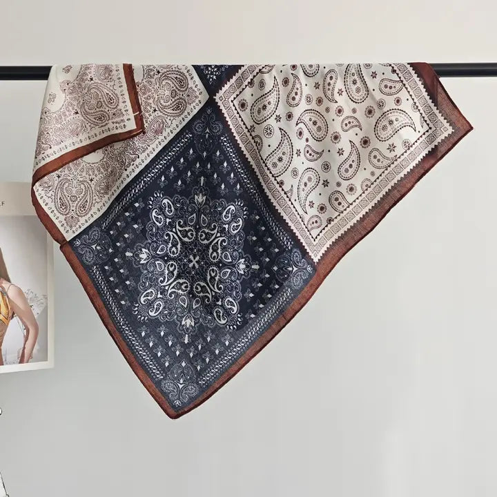 Paisley Patchwork Square Scarf