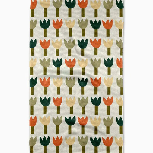 Tulip Row  Tea Towel
