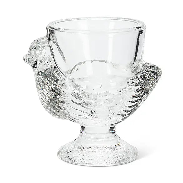 Glass Chicken Egg Cup
