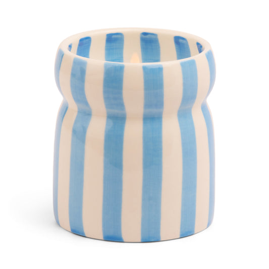 Lost at Sea Cabana Striped Candle
