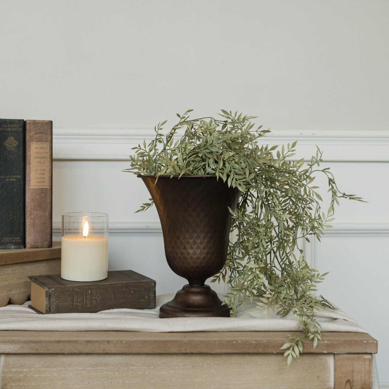 Flaired Bronze Vase