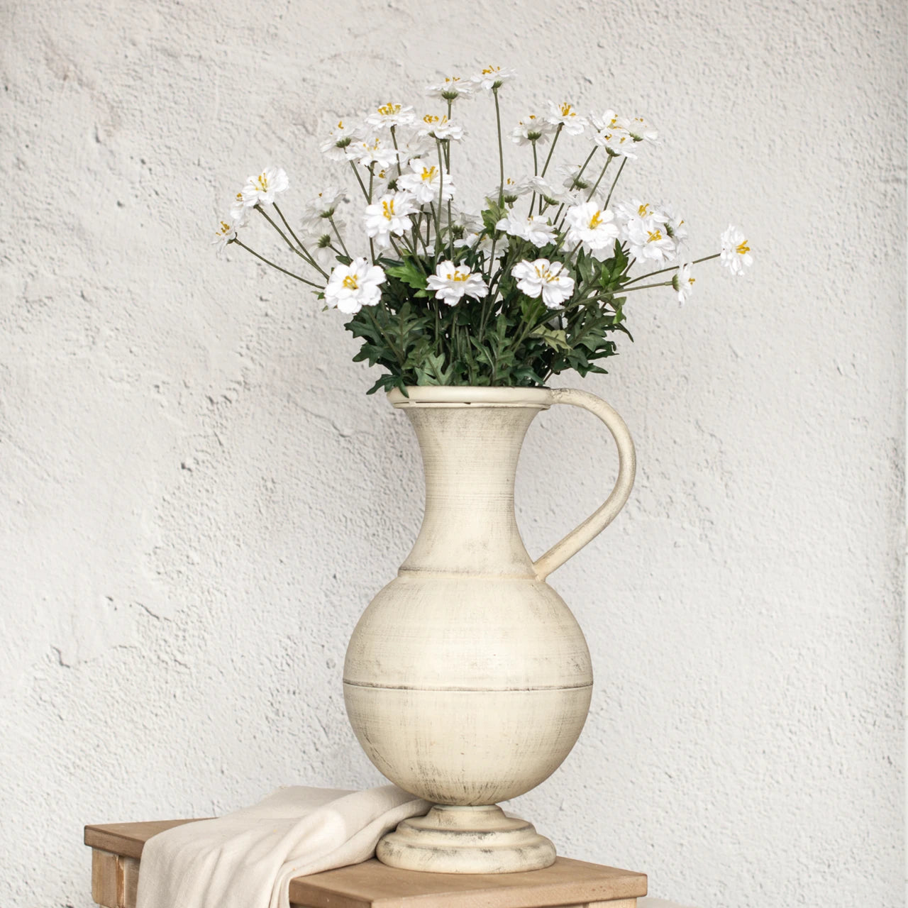 30" White Coreopsis Spray