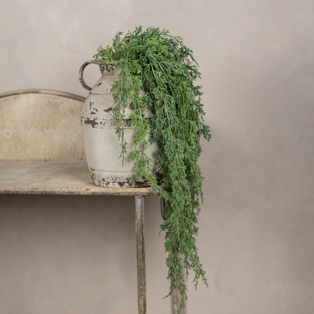 30" Soft Touch Weeping Cedar Hanging Bush