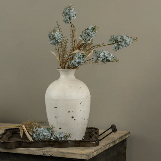 22" Blue Cone Wildflower Spray