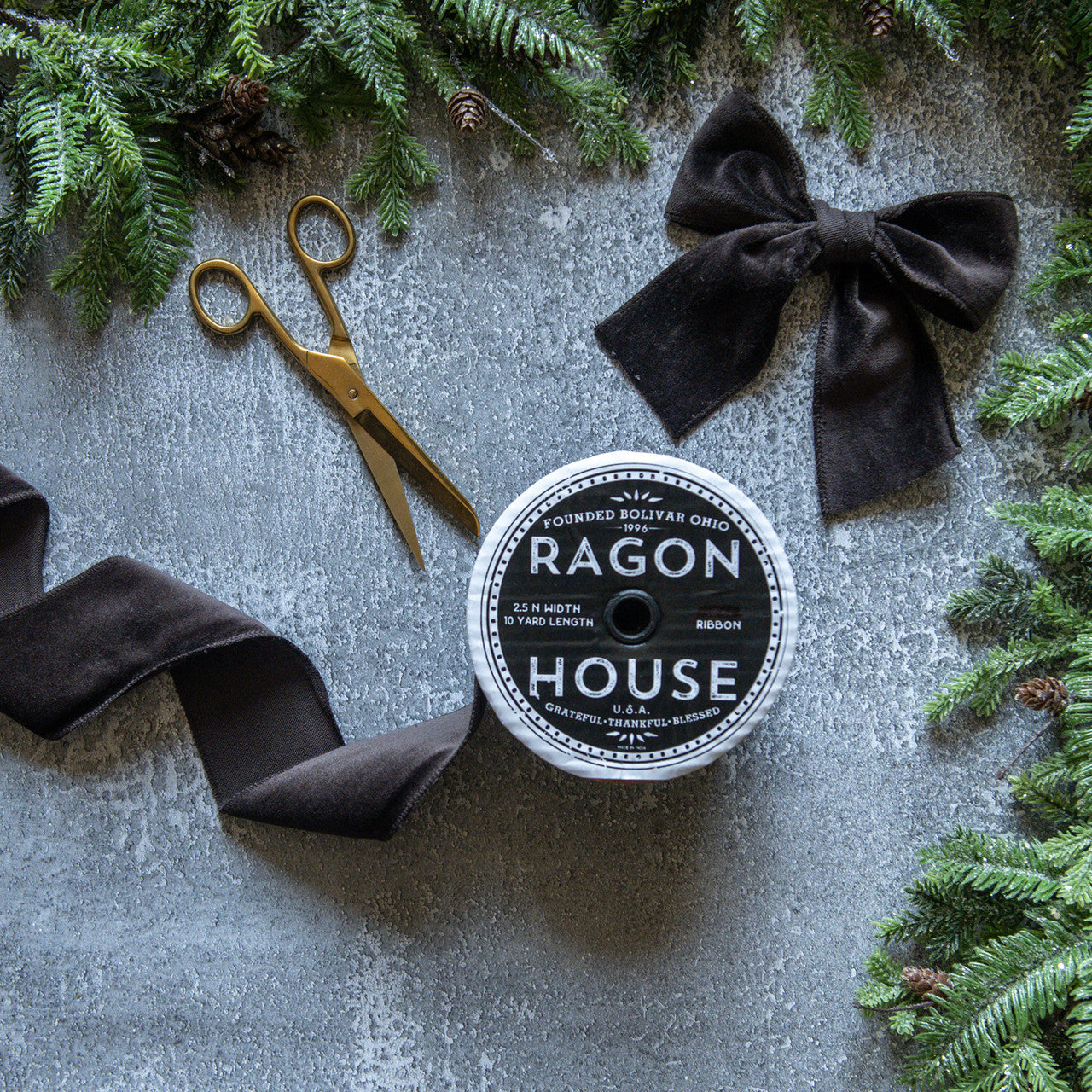 Charcoal Unwired Ribbon