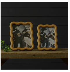 Wavy Edge Photo Frame 6x8, 5x7