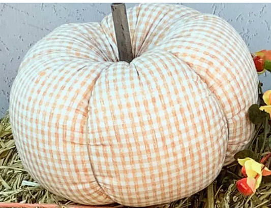Medium Gingham Pumpkin