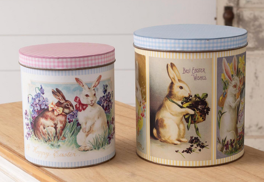 Easter Postcards Tin