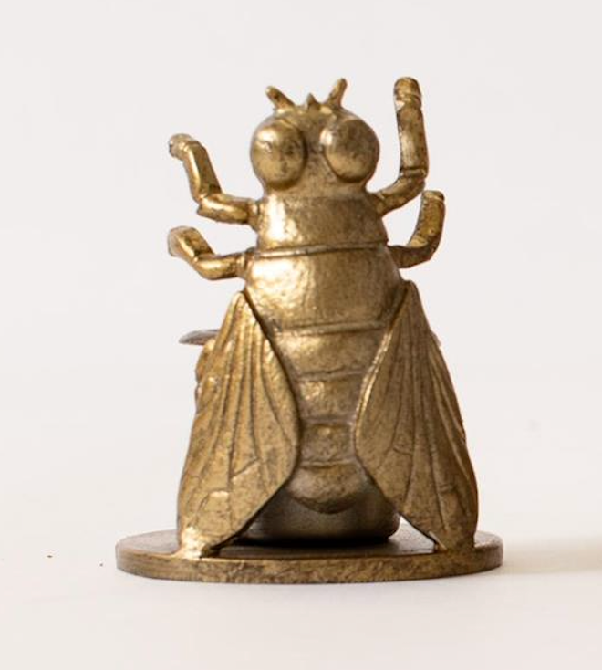 Golden Bug Candle Holder
