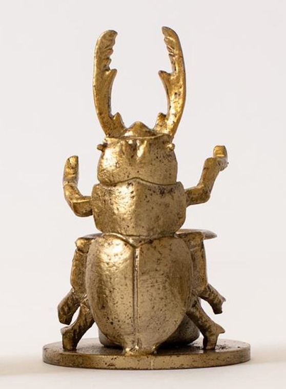 Golden Bug Candle Holder