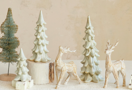 Light Green Stoneware Tree