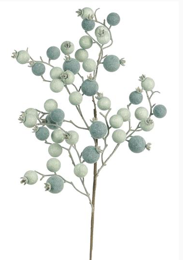 Two Tone Rose Hip Berry Spray