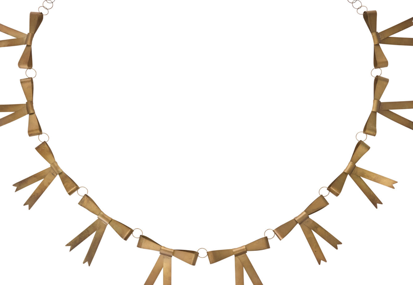 Collectors Gold Bow Garland