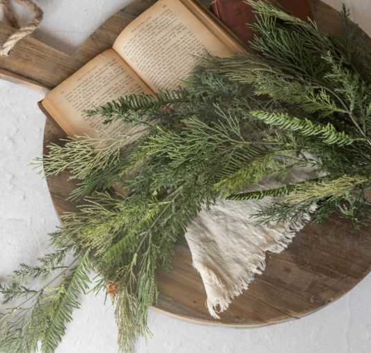 35" Cedar & Hemlock Hanging Vine