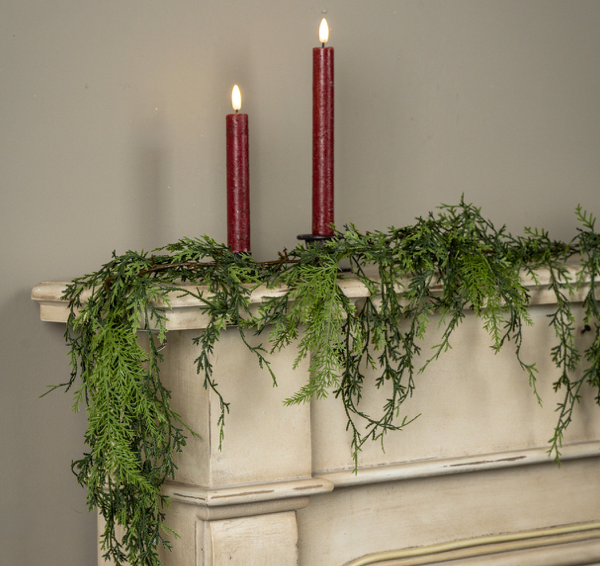 6' Weeping Cedar Garland