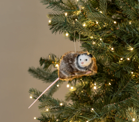 8" Opossum Ornament