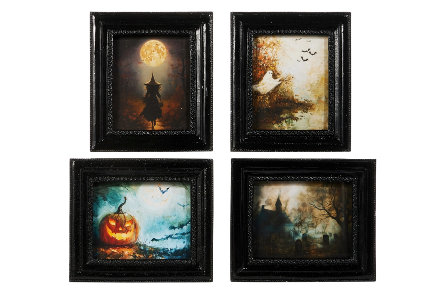 6" Spooky Night Gallery Print