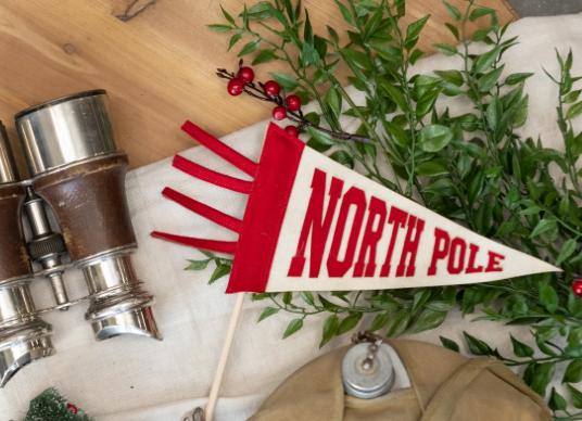 8" North Pole Pennant