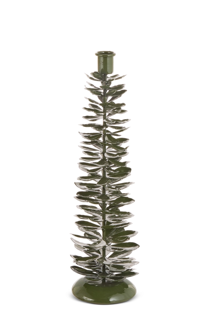 14" Pinecone Candle Holder