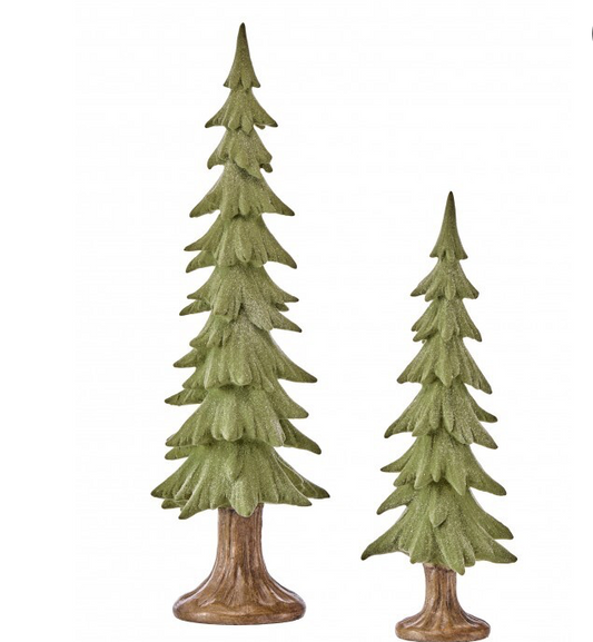 Resin Flocked Winter Tree