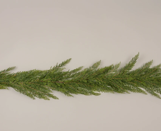 6" Soft Touch Cedar Garland