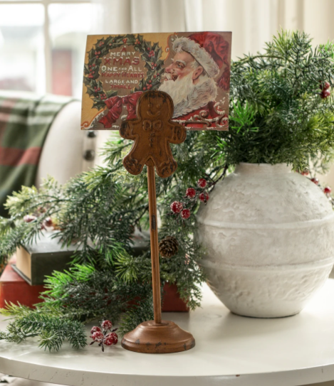 10" Gingerbread Card Holder