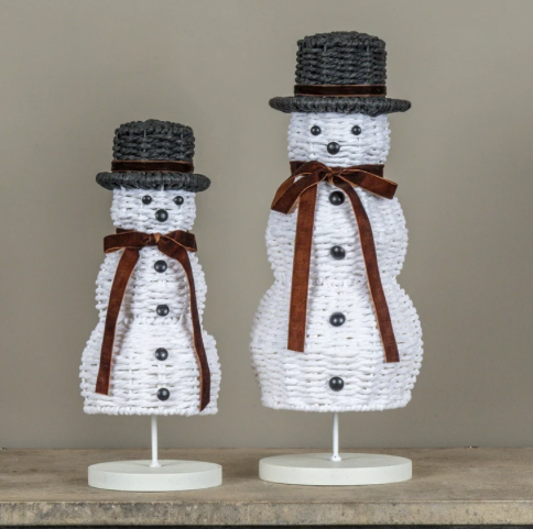 Rattan Snowman