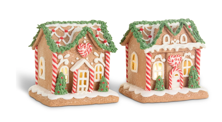 5.5" Lighted Mini Gingerbread House