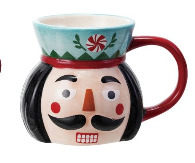 12 oz. Hand-Painted Ceramic Mug, 4 Styles (Each Will Vary)