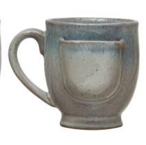 Stoneware Tea Mug with Bag Holder