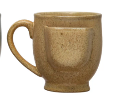 Stoneware Tea Mug with Bag Holder