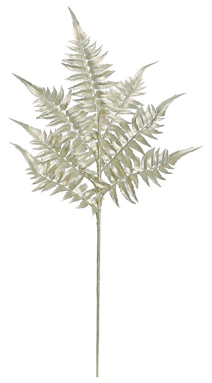 26" Metallic Fern Spray