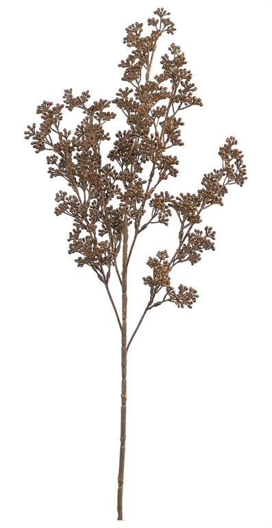26" Bronze Glittered Seed Spray