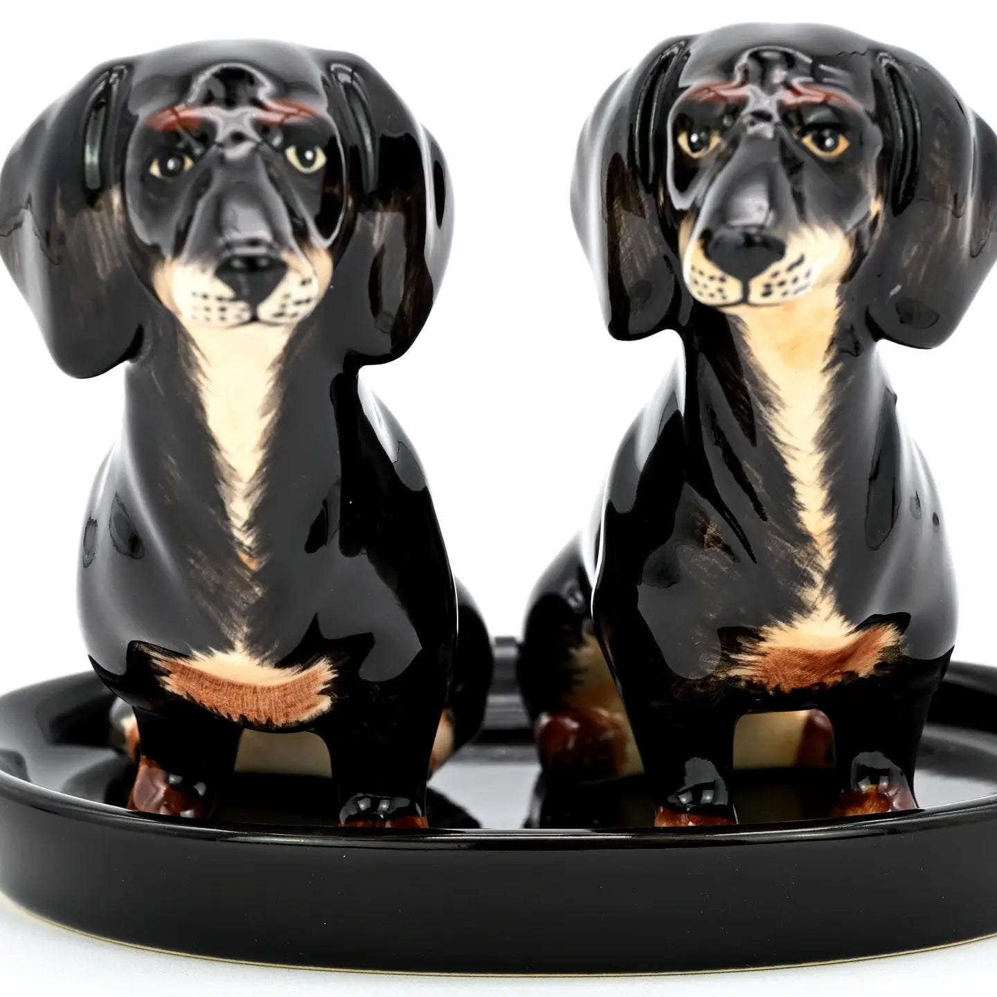 Dachshund Salt & Pepper Shaker with Tray