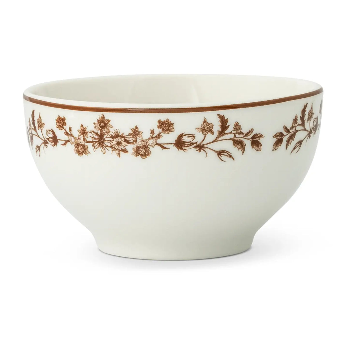 4.5" Brown Eloise Toile Bowls
