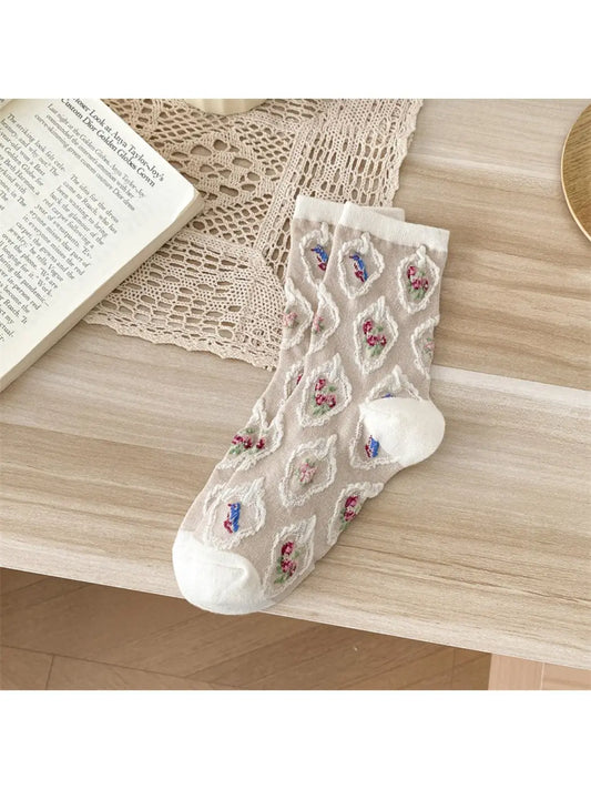Vintage Rose Socks