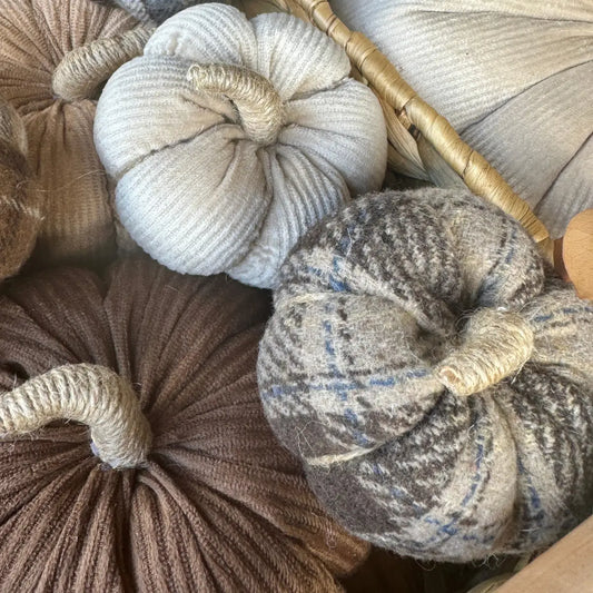 Medium Plaid Pumpkin