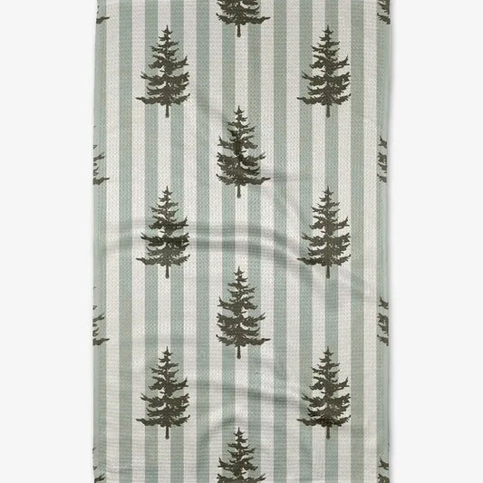 Fir Real Geometry Towel