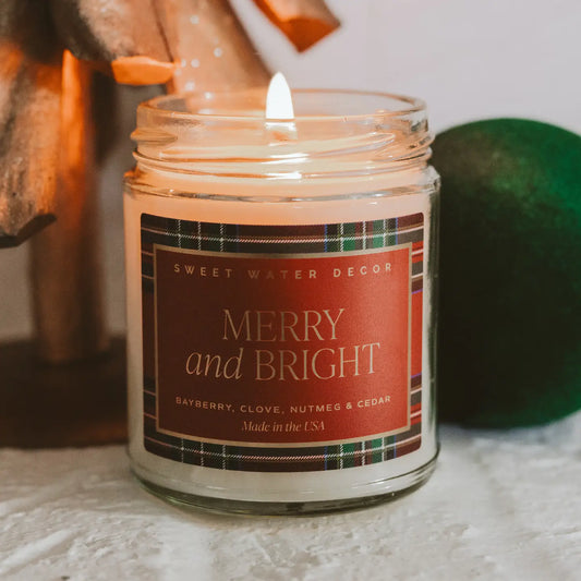 Merry & Bright 9oz Soy Candle