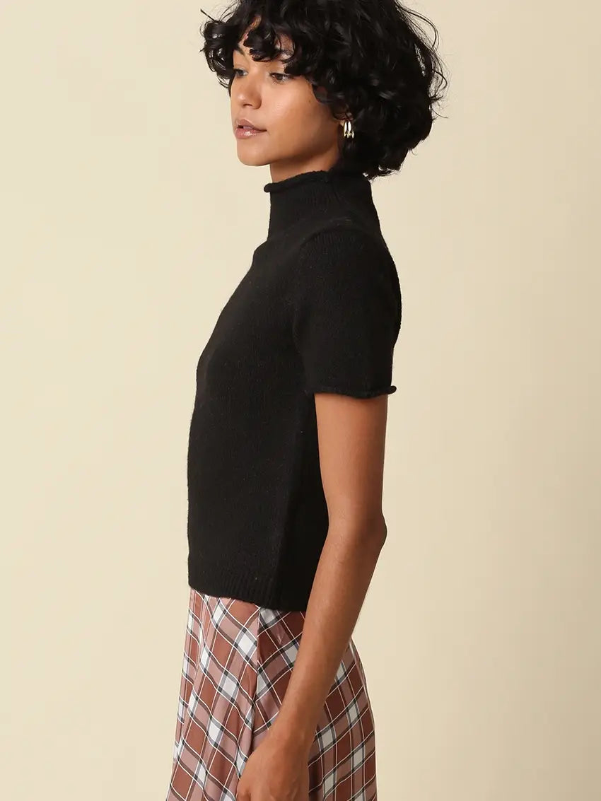 Alani Mock Neck Knit Top