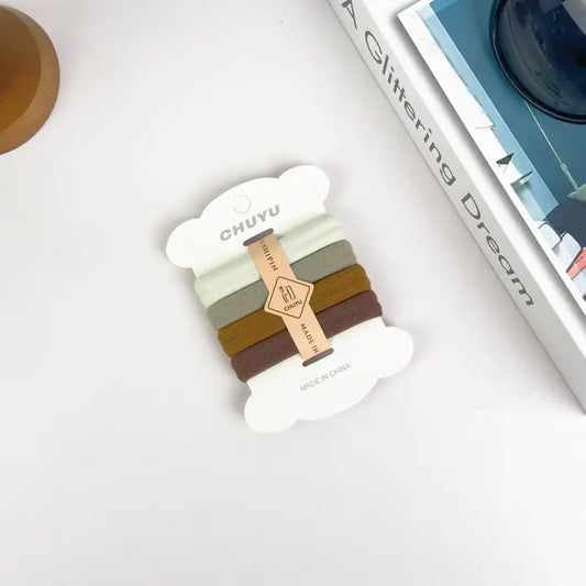 4 Pcs Soft Elastic Hair Tie