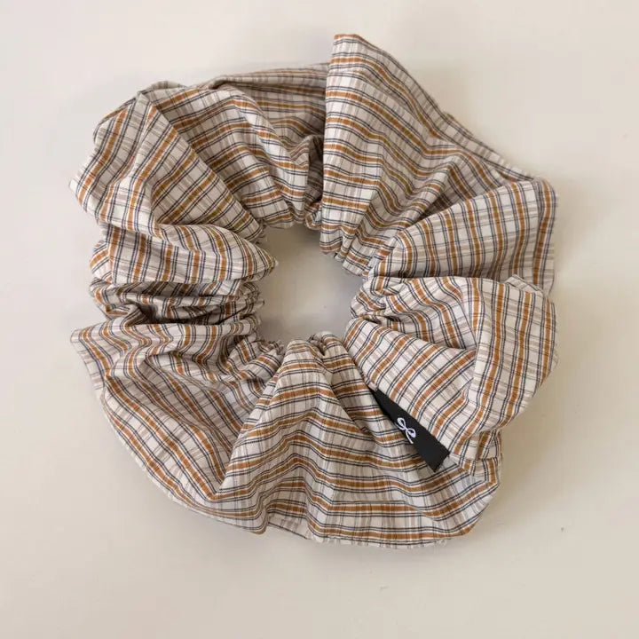 Plaid Hair Scrunchie