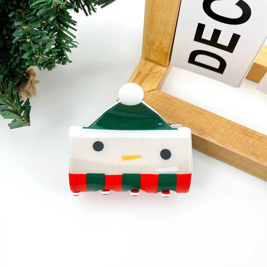 Snowman Hair Claw