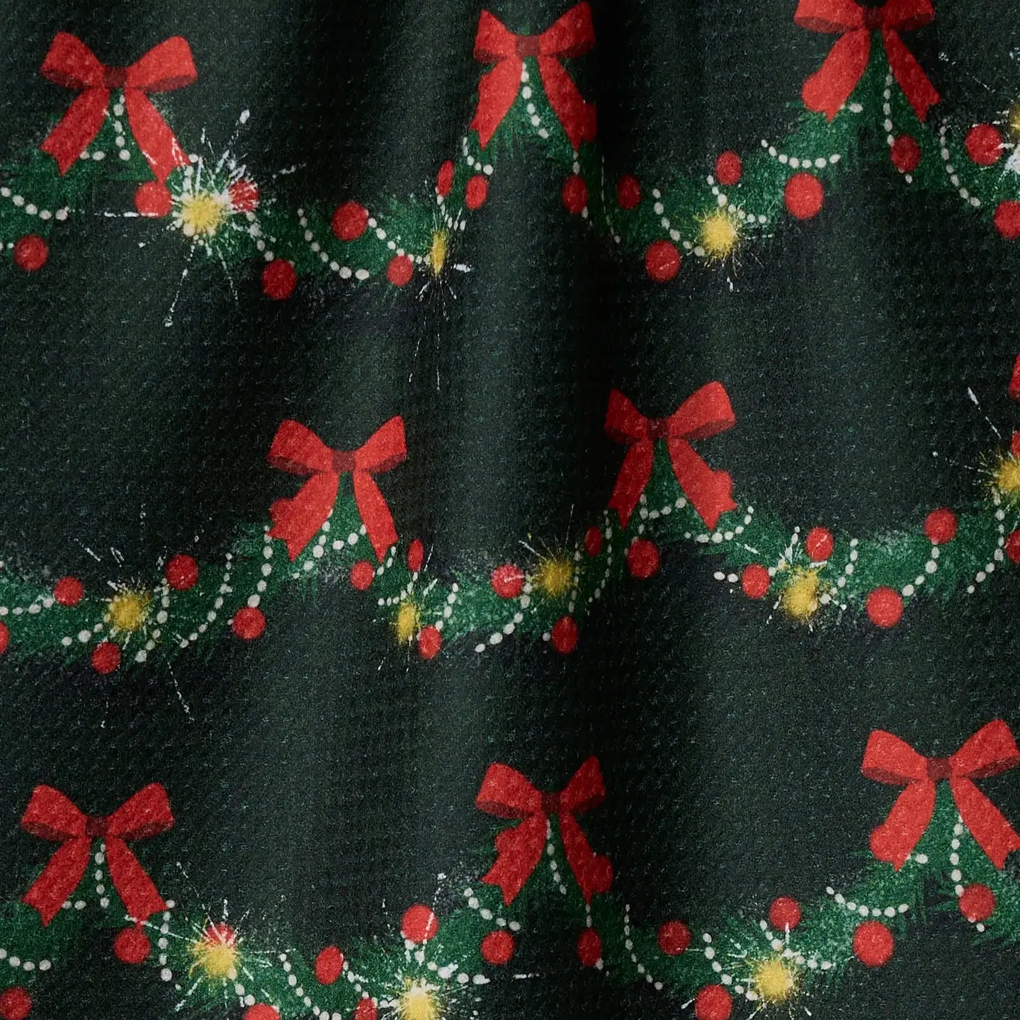 Yuletide Garland Geometry Towel